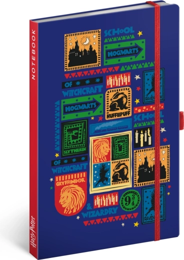 Notique notes Harry Potter Hogwarts, linjeret, 13 × 21 cm