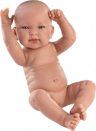 Llorens New Born pige – realistisk babydukke, fuld vinylkrop 40 cm