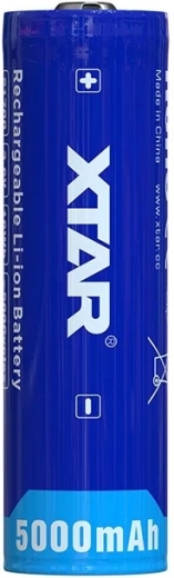 Batteri XTAR INR 21700-50E li-ion 5000 mAh med beskyttelse