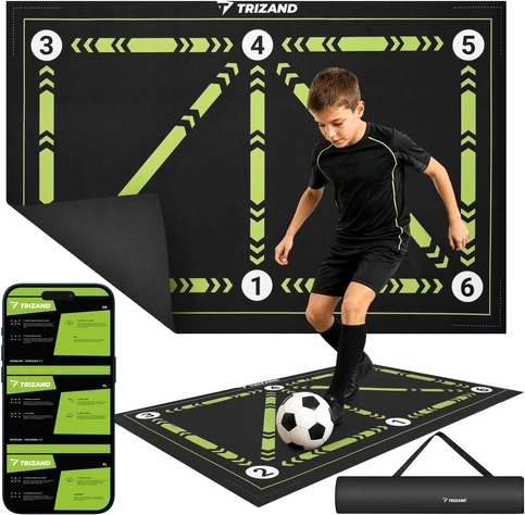Trizand træningsfodboldmåtte 60 × 90 cm