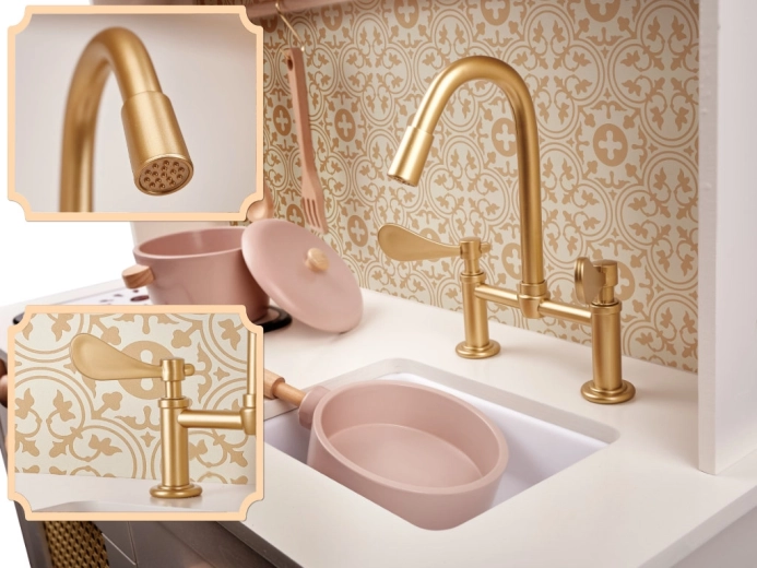 Elegant vask og gylden hane