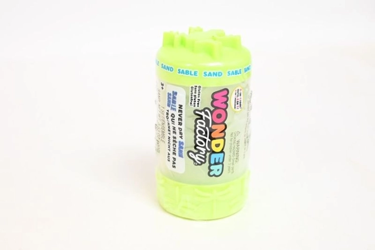MGA Wonder Factory NeverDrySand grøn kinetisk sand med rulle 4-i-1