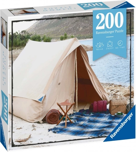Puzzle Øjeblikke 200 brikker - Camping