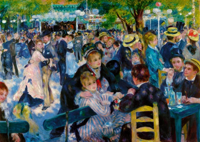 ENJOY PUZZLE Auguste Renoir: Dans i Moulin de la Galette – puslespil 1000 brikker