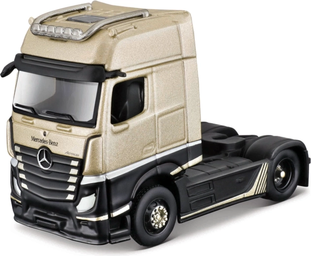 Maisto Mercedes-Benz Actros 1851 guld-sort 1:64