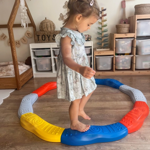 Variabel sammensætning – cirkel, bølge og egne ruter