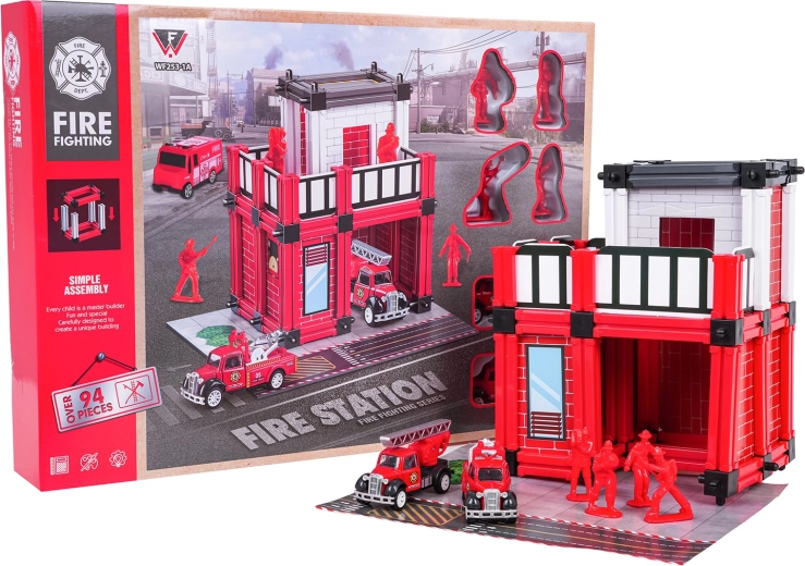 Brandstation med tilbehør og figurer