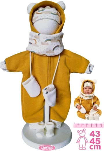 Llorens tøj til babydukke New Born 43–45 cm