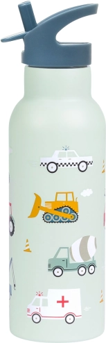 A Little Lovely Company drikkeflaske i rustfrit stål 500 ml – Køretøjer