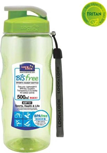 Vandflaske Bisfree 500 ml grøn