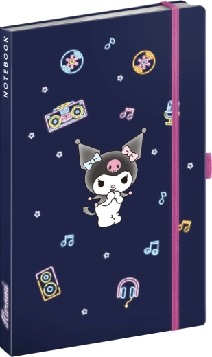 Notique Notes Kuromi linjeret notesbog 13 × 21 cm