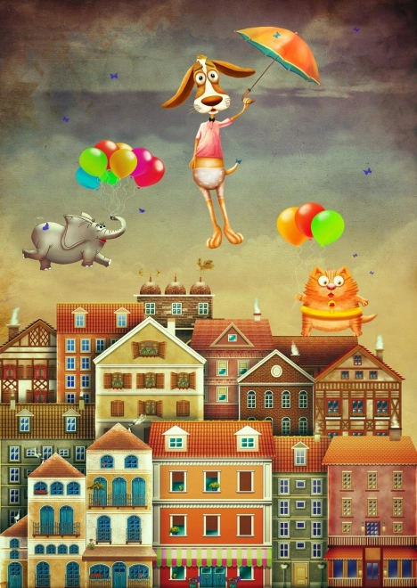 Puzzle ENJOY over byen – 1000 brikker