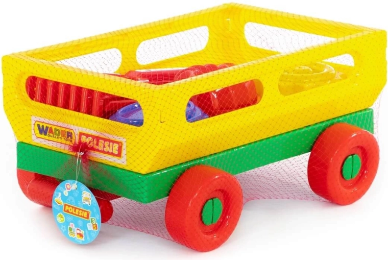 Farverigt design og stabile hjul