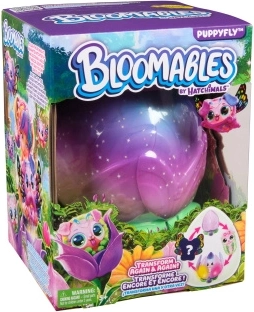 Hatchimals Bloomables-blomsten Puppyfly med forvandling til sommerfugl og tilbehør - 1 stk.
