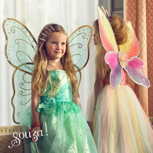 Souza! børnekostume feen Camille (3–4 år, 98–104 cm)