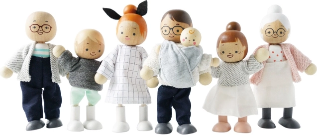 Trædukker Min Familie - Le Toy Van