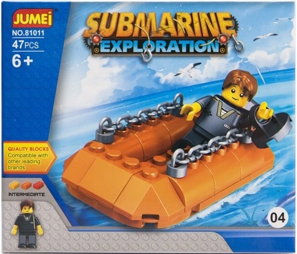Jumei submarine exploration undervandsekspedition byggesæt 47 dele - 1 stk.