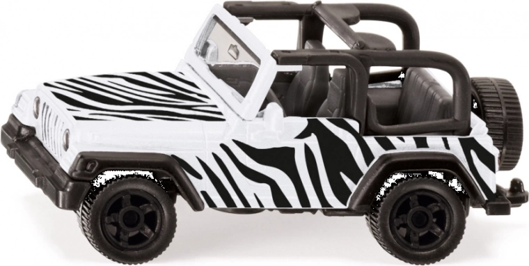 Siku Jeep Wrangler Safari – metalmodel 1:55 med anhængertræk