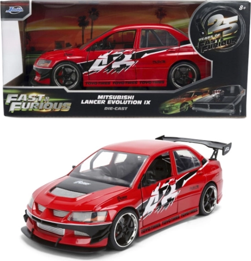 Jada Toys Fast & Furious Mitsubishi Lancer Evolution IX 2006 metalmodel 1:24 - 1 stk.