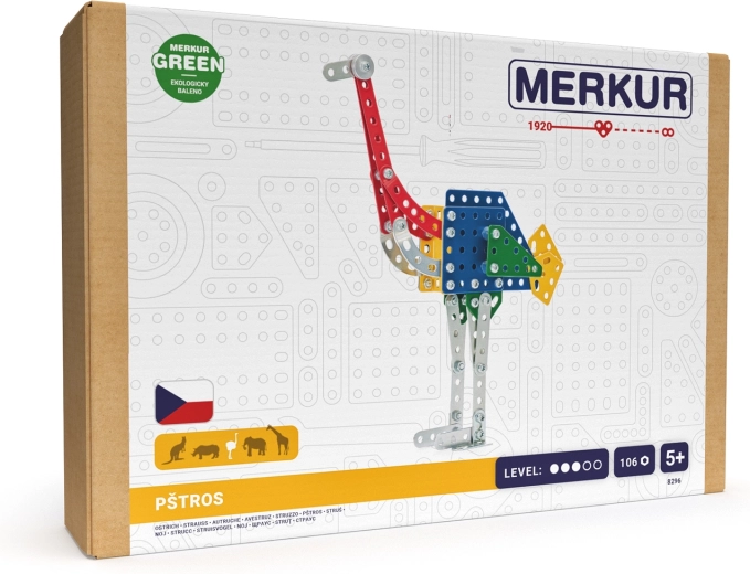 Merkur Zoo – struds, 106 dele