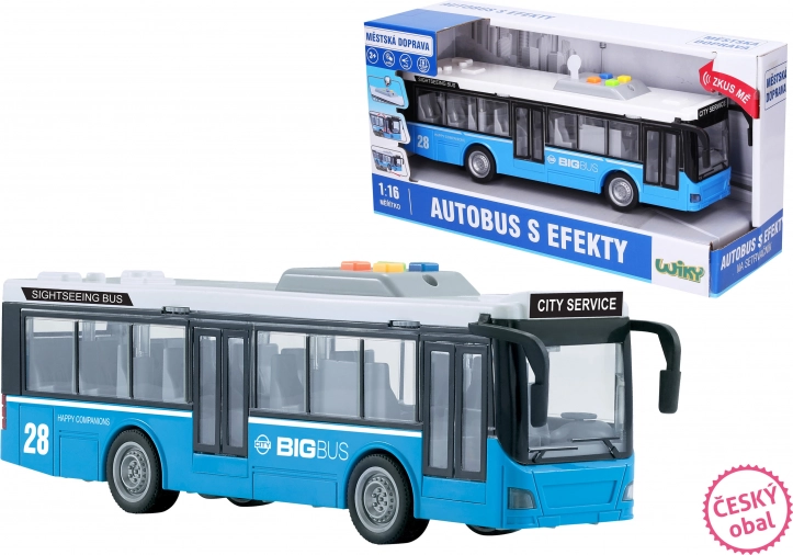 Bus med Effekter til Børn 29 cm