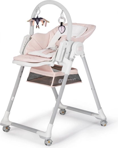 Kinderkraft Select spise- og hvile-/babystol 2-i-1 Lastree pink