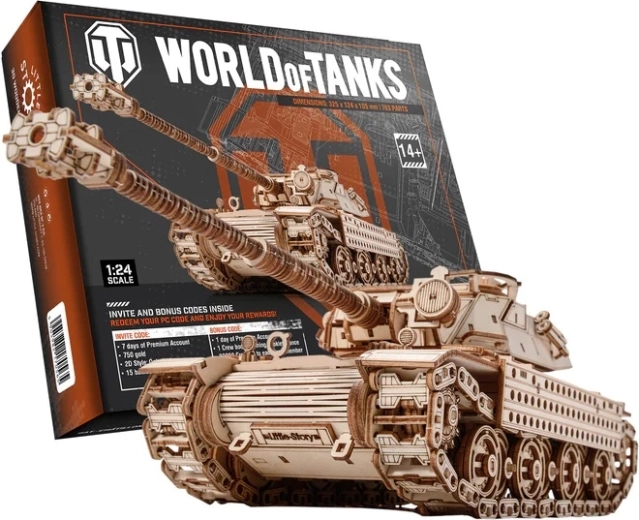 3D-træpuslespil World of Tanks Bat.-Chatillon Bourrasque