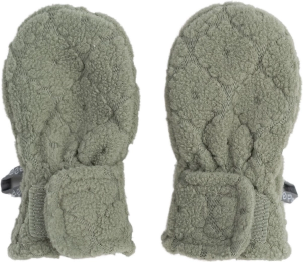 Lodger babyhandsker Mittens folklore fleece elm 0–12 måneder - 1 stk