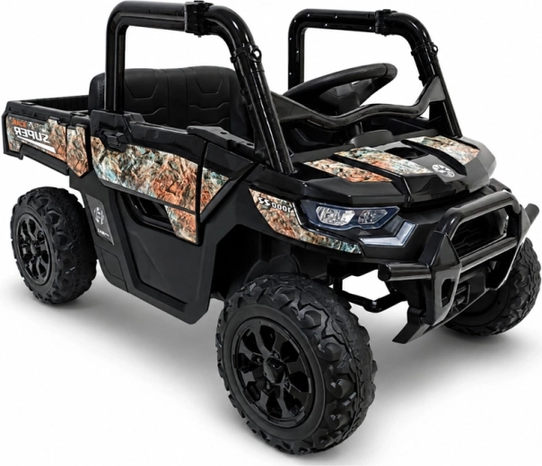 Elektrisk offroad UTV til børn 4x4 24 V sort