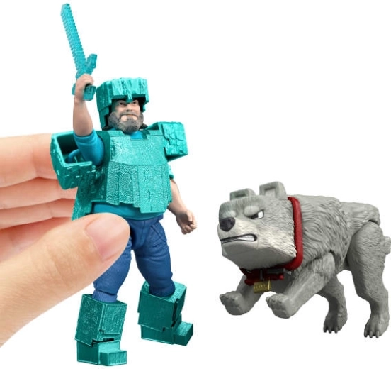 To ikoniske figurer fra Minecraft