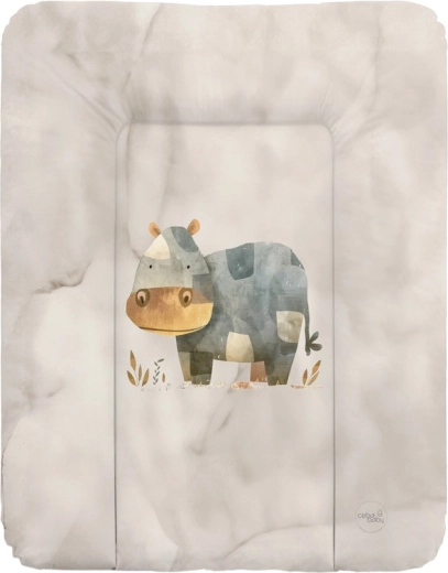 Ceba Baby blød puslepude Basic Cosy Hippo 50 × 70 cm
