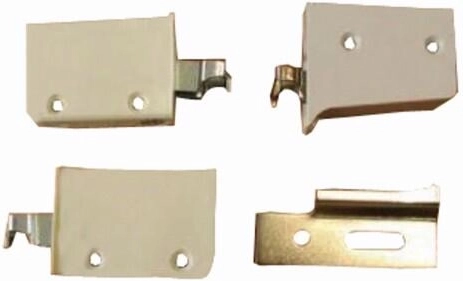 Justerbart universelt beslag – hvidt (par)