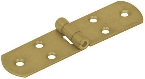 Fransk hængsel 120 × 33 × 2,5 mm gulforzinket