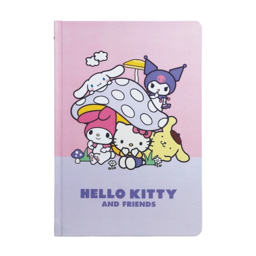 Hello Kitty og venner blok A5 Mushroom