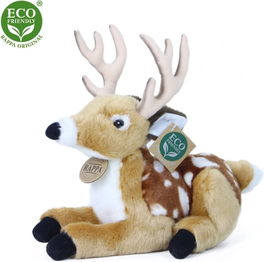 Plys-hjort/liggende dådyr 21 cm ECO-FRIENDLY