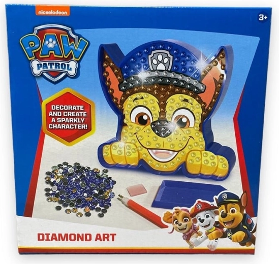 Diamantmaleri Paw Patrol Chase 18 × 18 cm