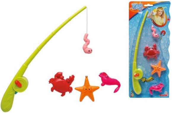 Magnetisk fiskespil med stang