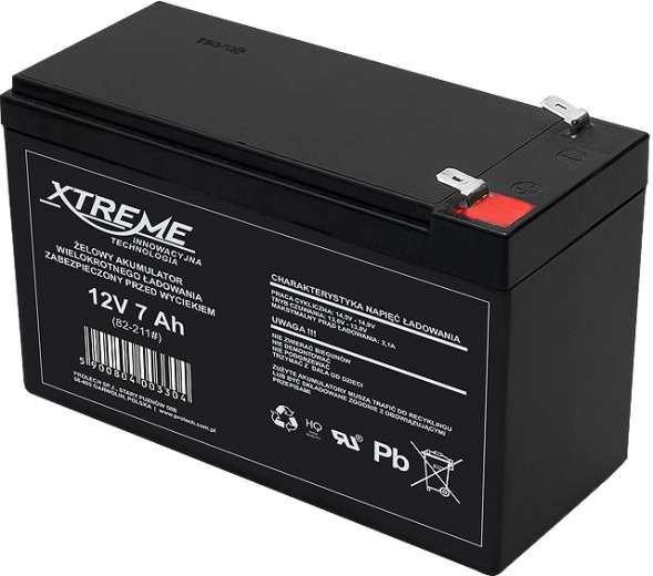 GEL-batteri 12V 7,0Ah XTREME