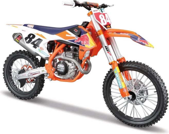 Maisto motorcykel Red Bull KTM 450 SX-F Factory Edition 2018 Jeffrey Herlings #84 1:6