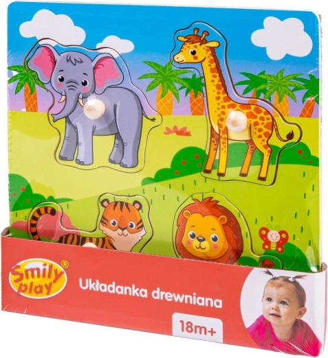 Træpuslespil ZOO Safari