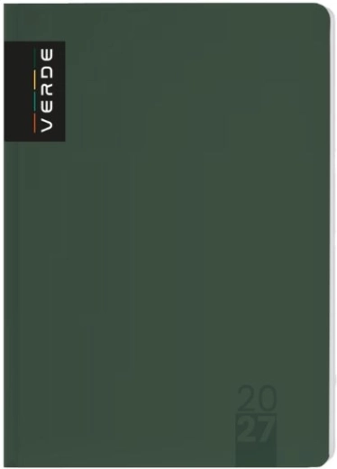 Ugekalender A5 Verde 2027 grøn