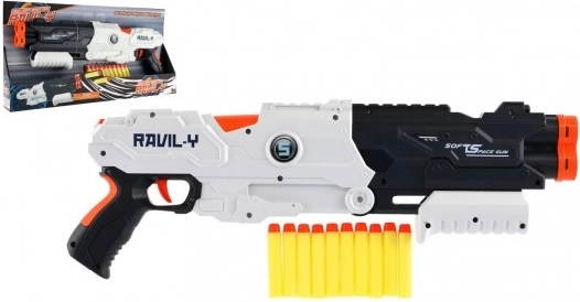 Skum-blaster haglgevær 45 cm med 10 pile