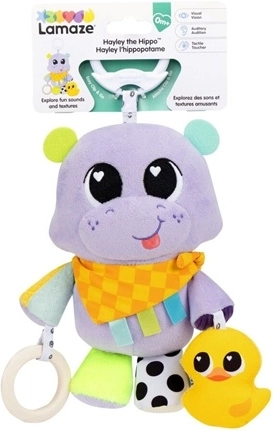 Lamaze Hippo Hayley hængelegetøj med klips
