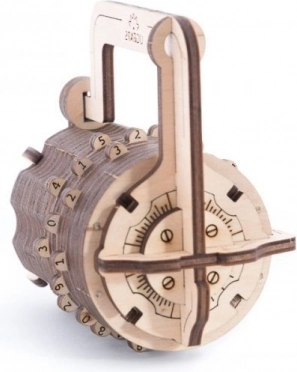 Ugears 3D puslespil talkodelås – mekanisk træmodel