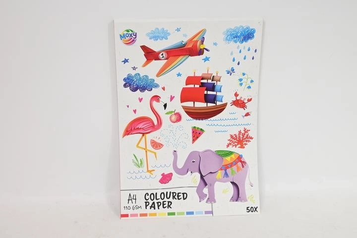 CCG farvet papir A4, 50 ark