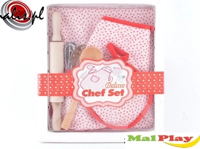 Køkkensæt – forklæde Chef i køkkenet