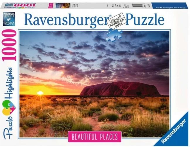 Puslespil 1000 brikker Ayers Rock Australien
