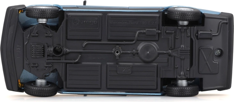 Detaljeret undervogn og gummihjul