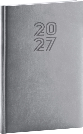 Notique ugekalender Aprint 2027 grå 15 × 21 cm