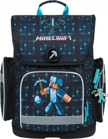 Skoleaktetaske Baagl Ergo Minecraft Blue Axe